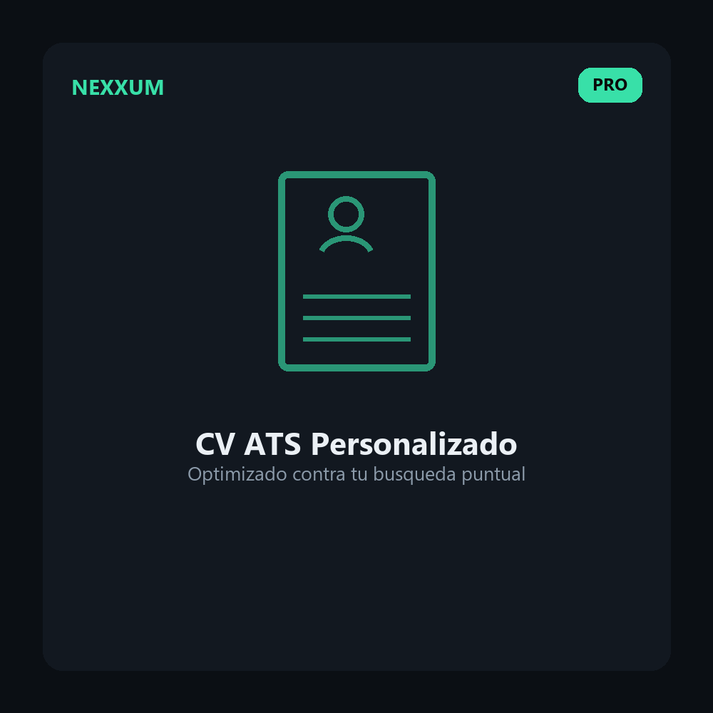 Diseño de Curriculum Vitae ATS Personalizado