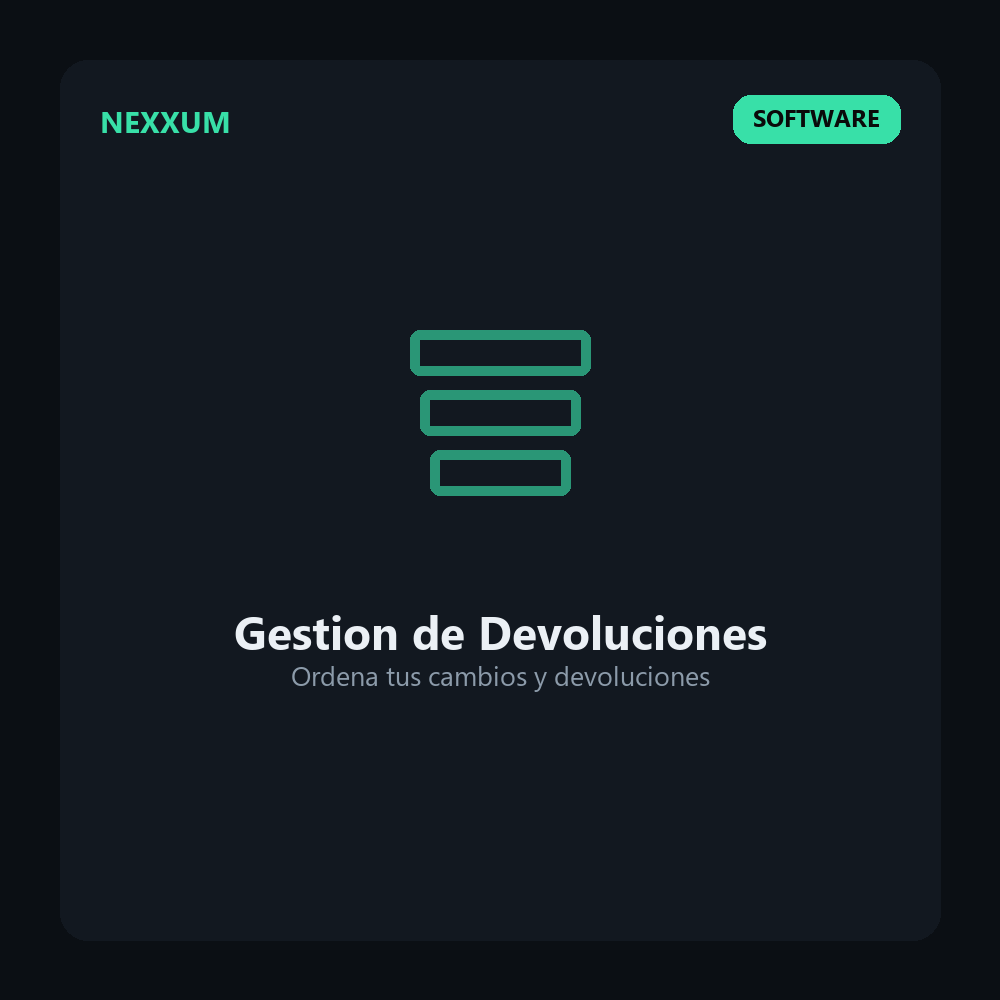 Software Sistema de Gestion de Devoluciones