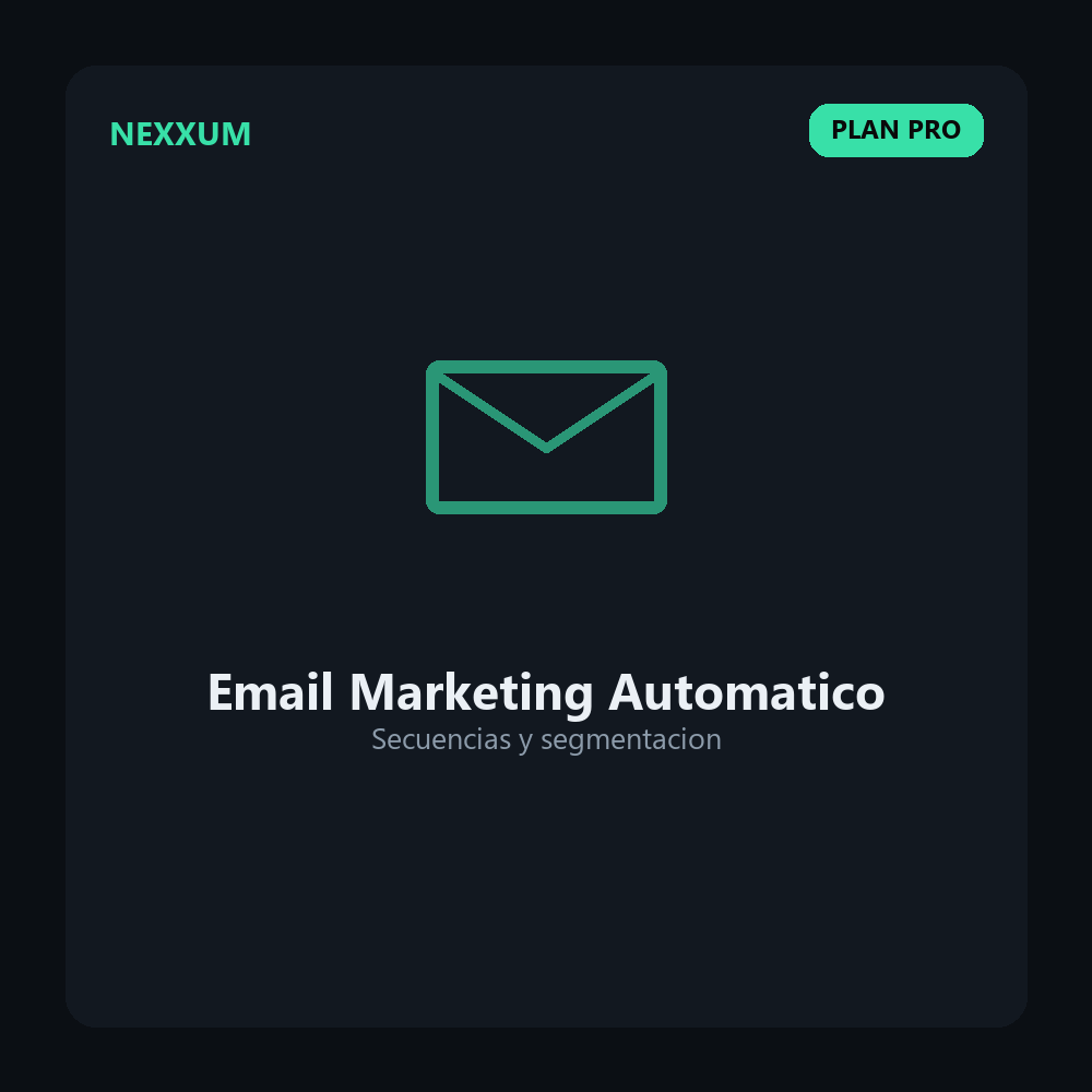 Software Email Marketing Automatico - Plan Pro