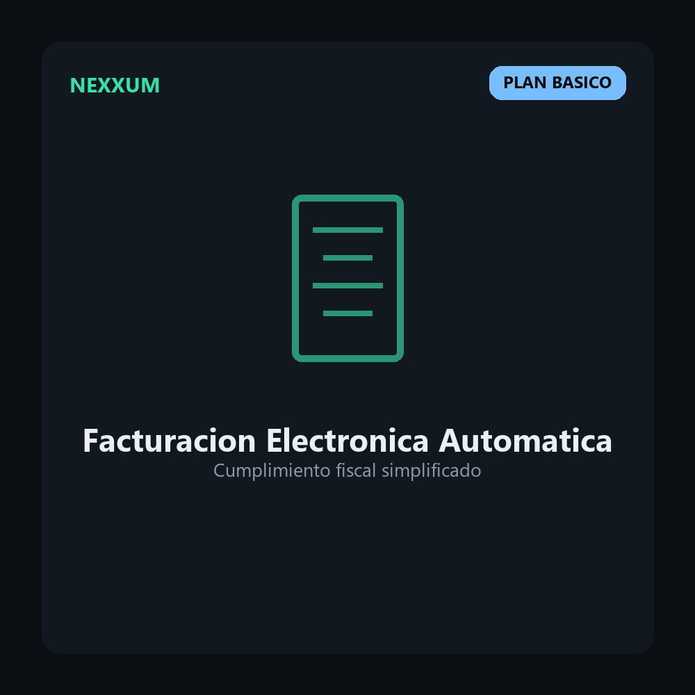 Software Facturacion Electronica Automatica - Basico