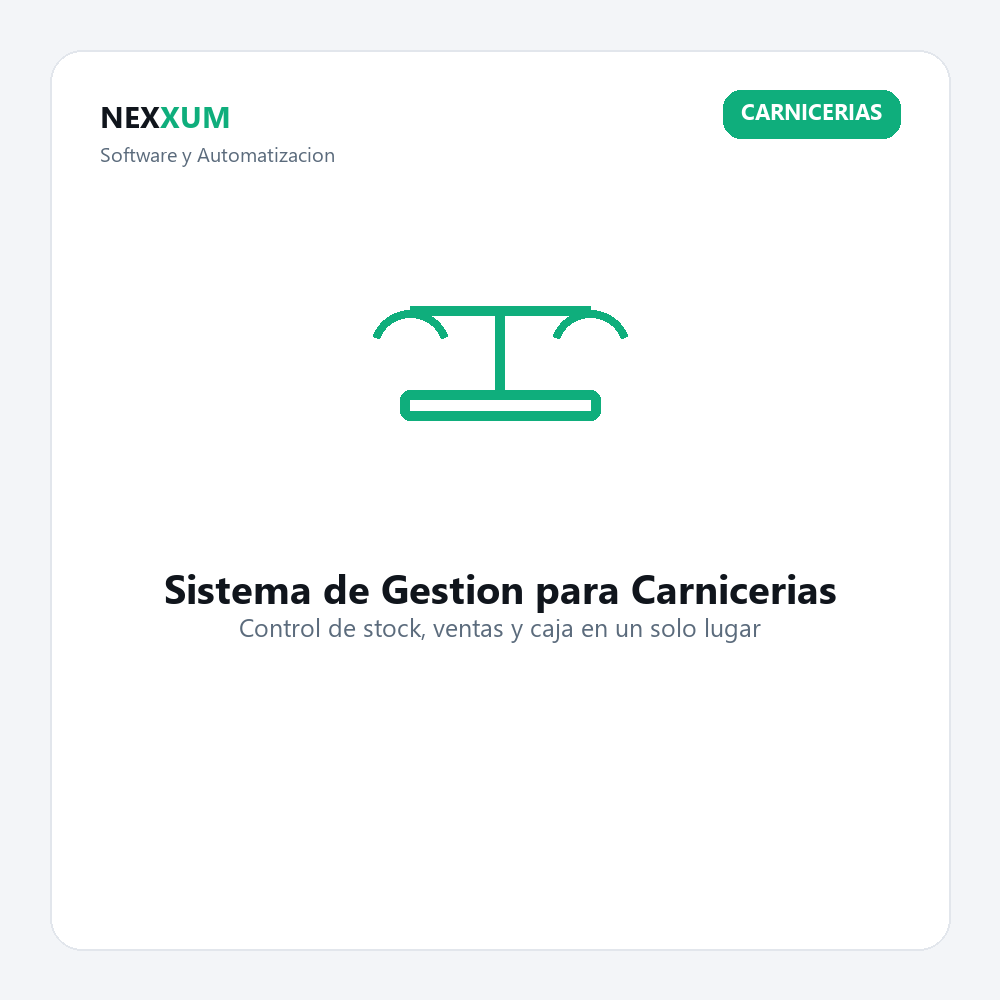 Sistema de Gestion para Carnicerias