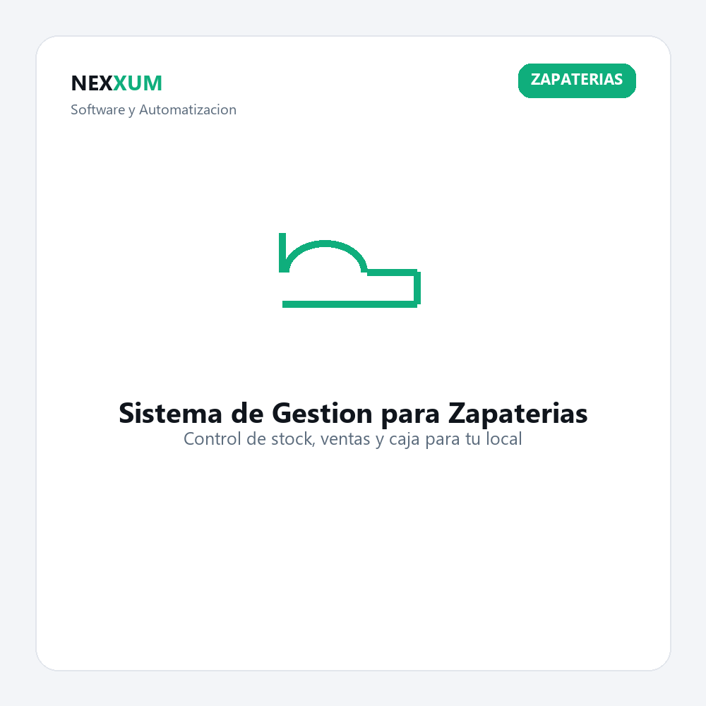 Sistema de Gestion para Zapaterias