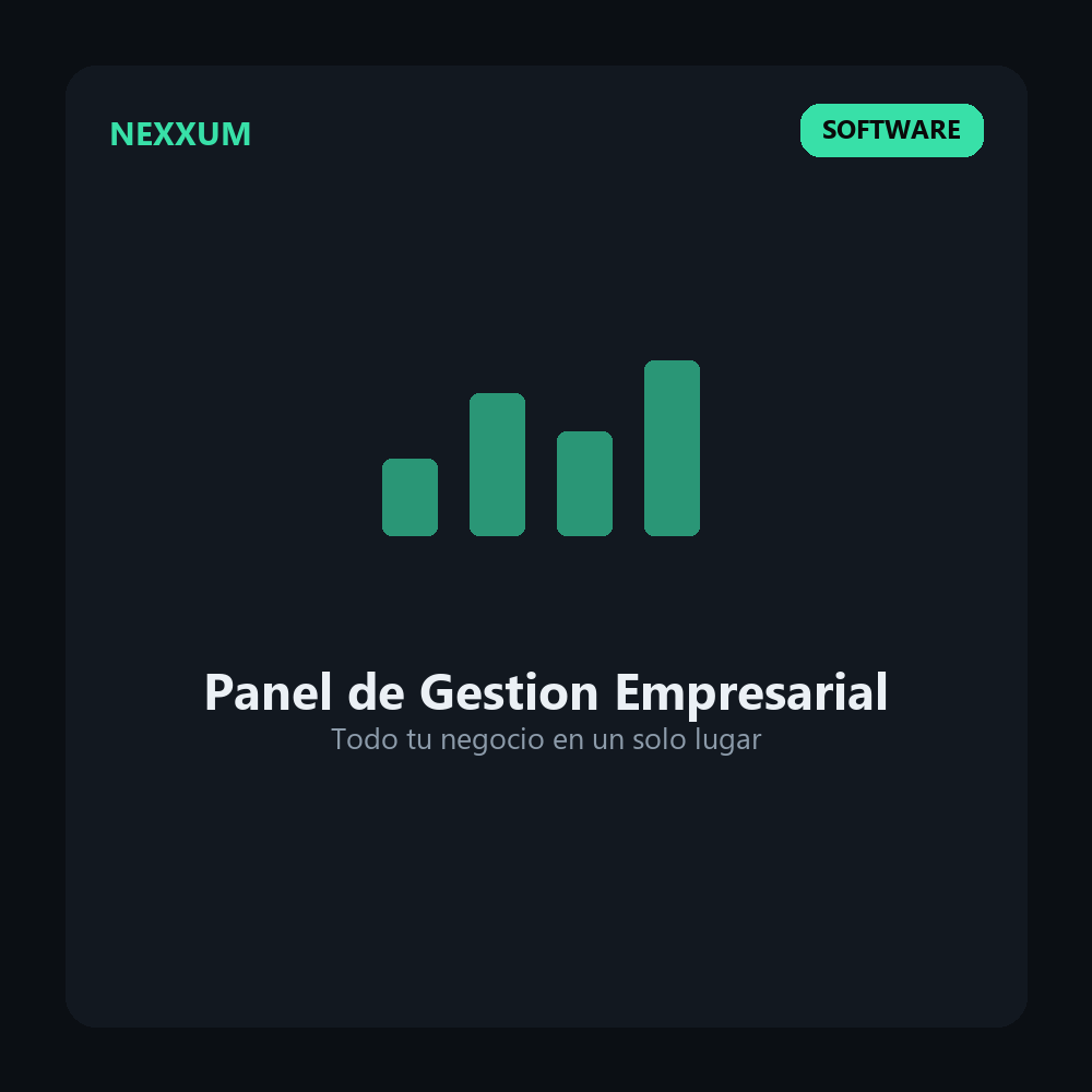 Software Panel de Gestion Empresarial Todo en Uno