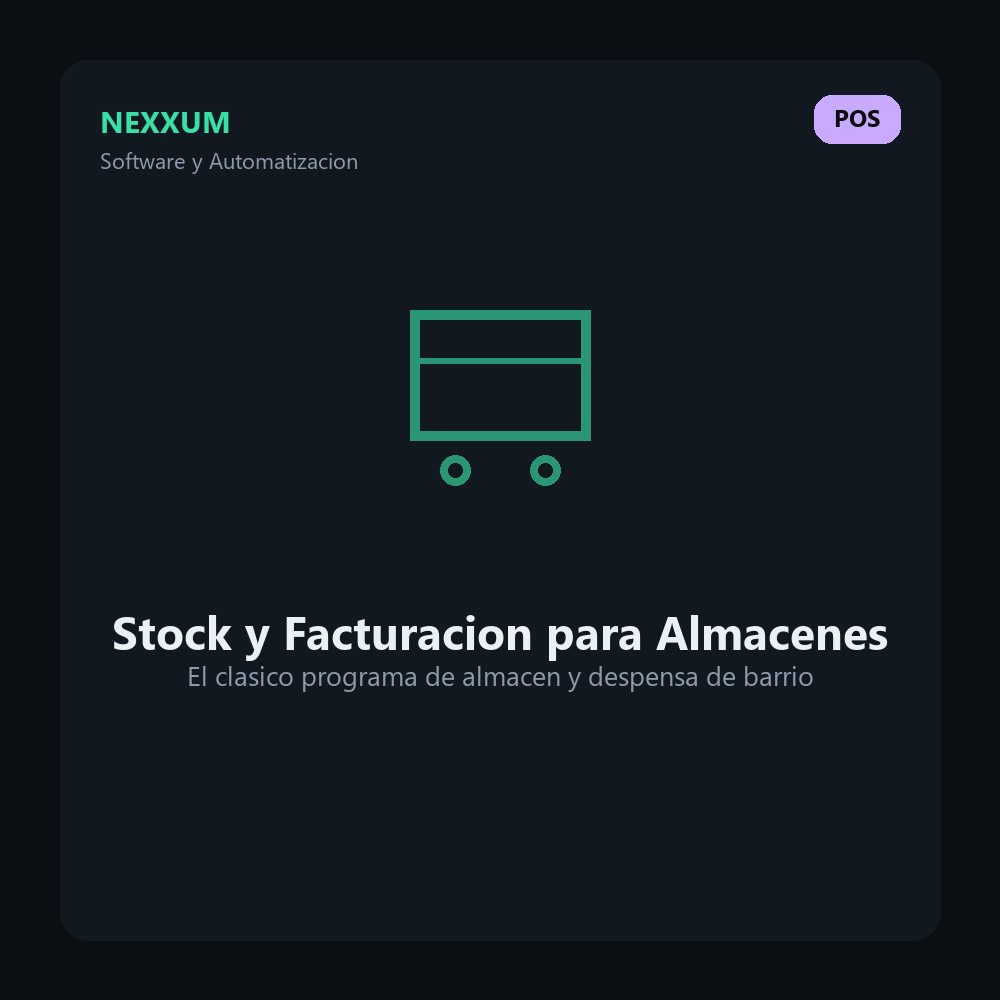 Software de Gestion para Almacenes y Despensas
