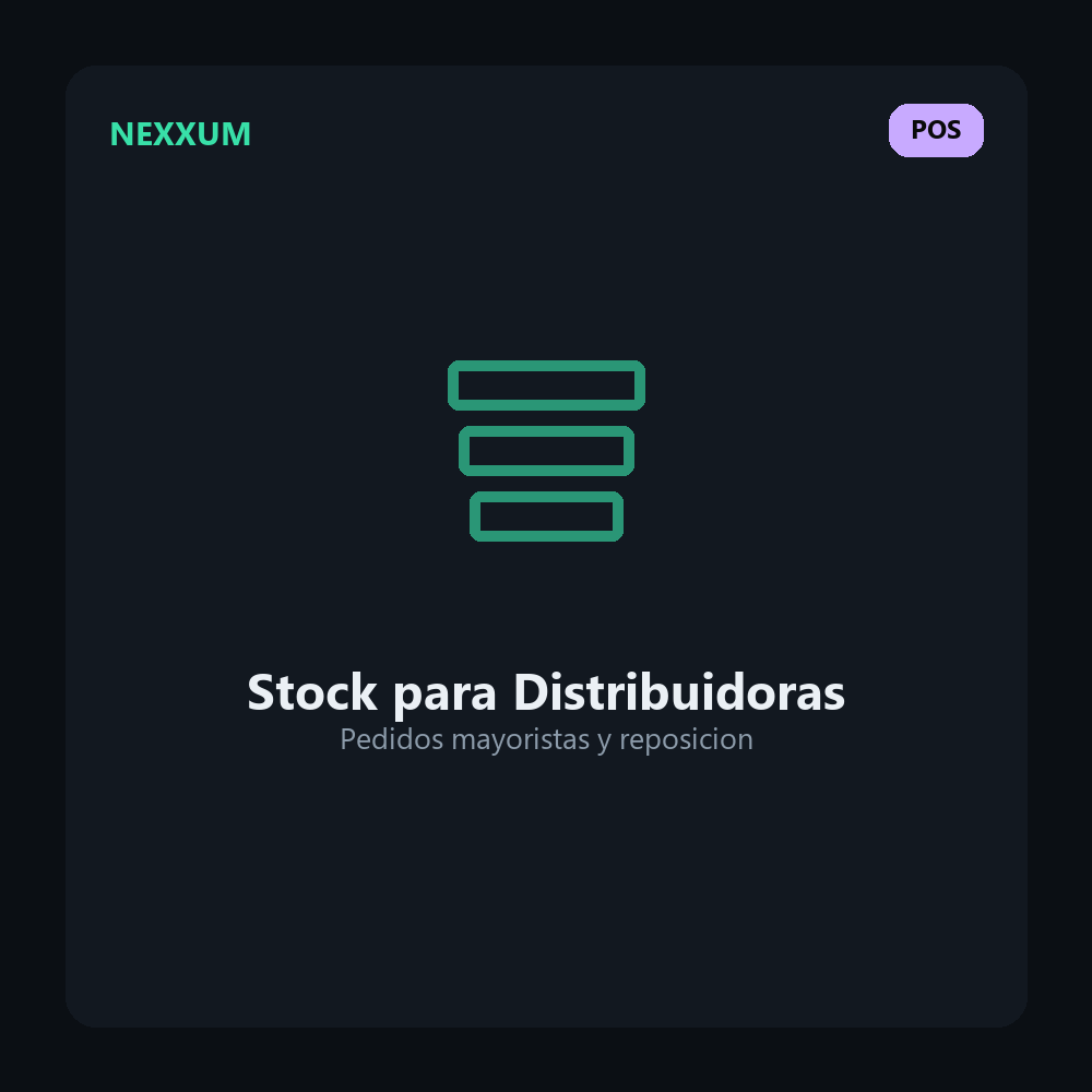 Software Sistema de Stock para Distribuidoras Mayoristas