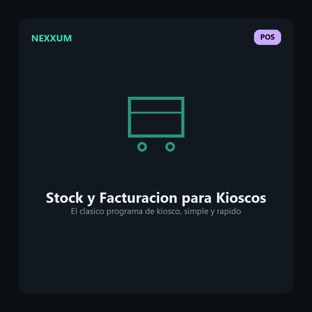 Software para Kioscos con Lector de Codigo de Barras