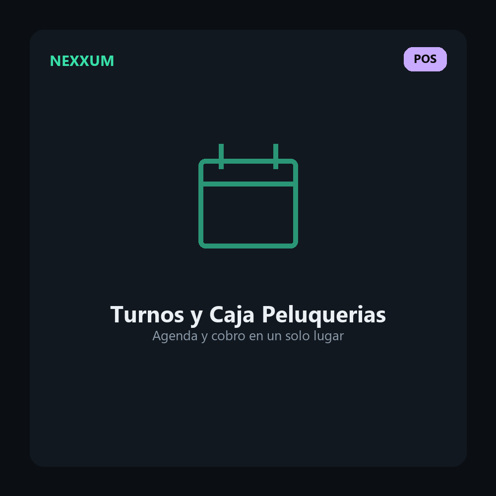 Software de Turnos y Caja para Peluquerias