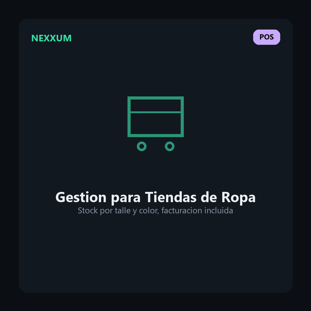 Software Sistema de Gestion para Tiendas de Ropa