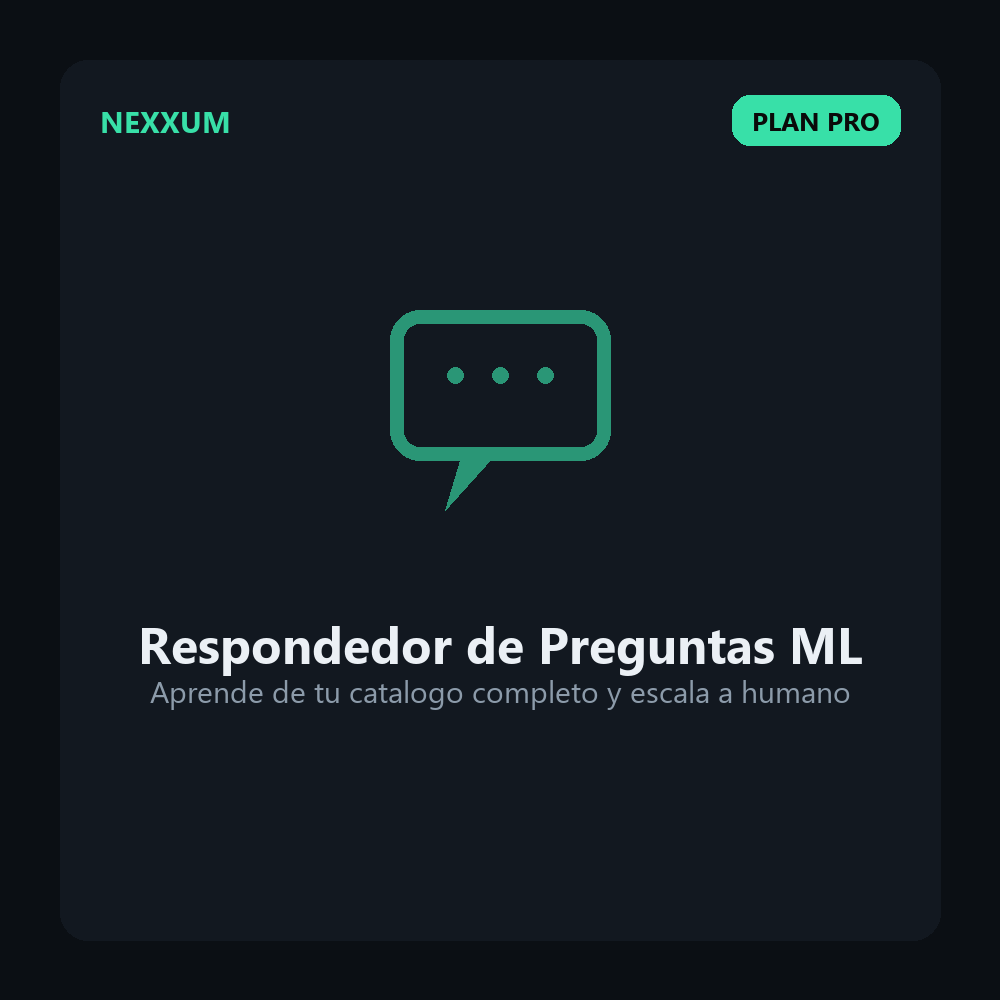 Software Respondedor Automatico de Preguntas ML - Pro