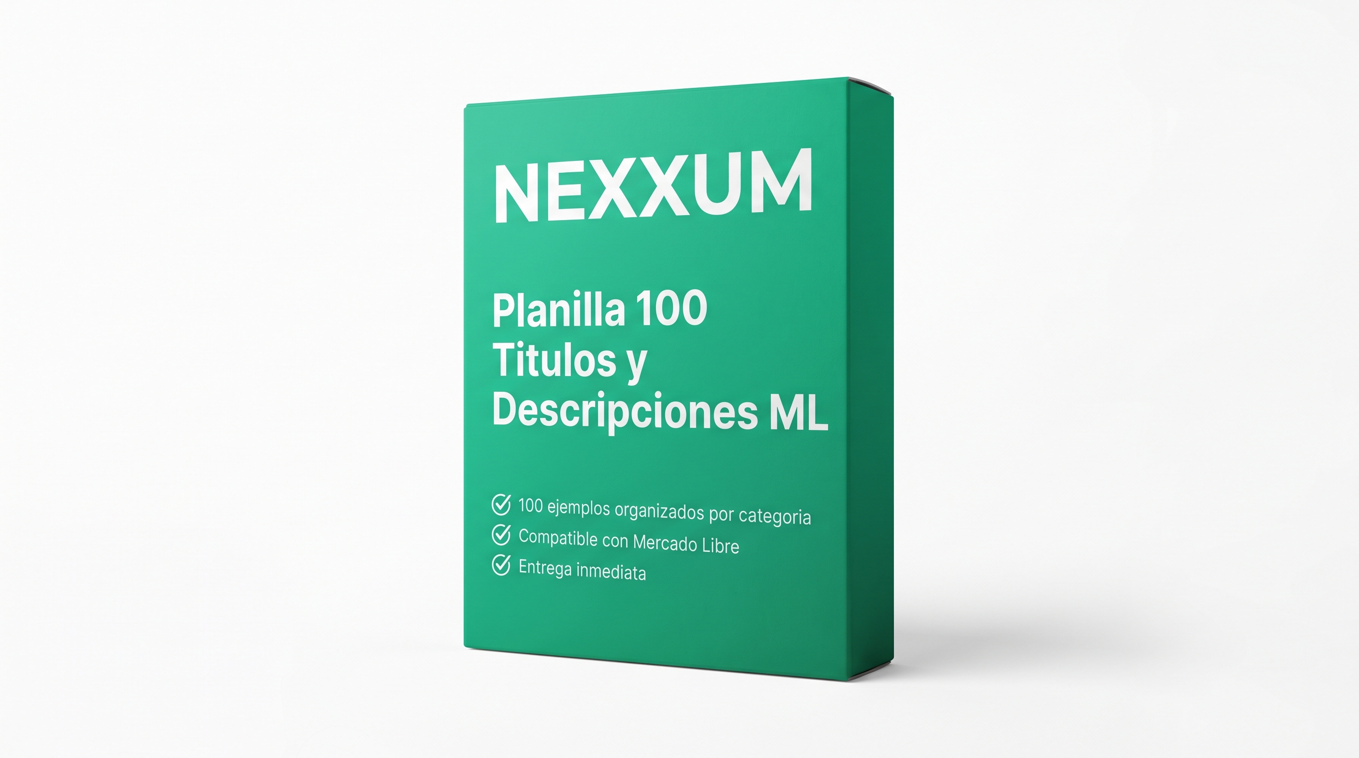 Nexxum Planilla Excel 100 Titulos y Descripciones ML V1.0