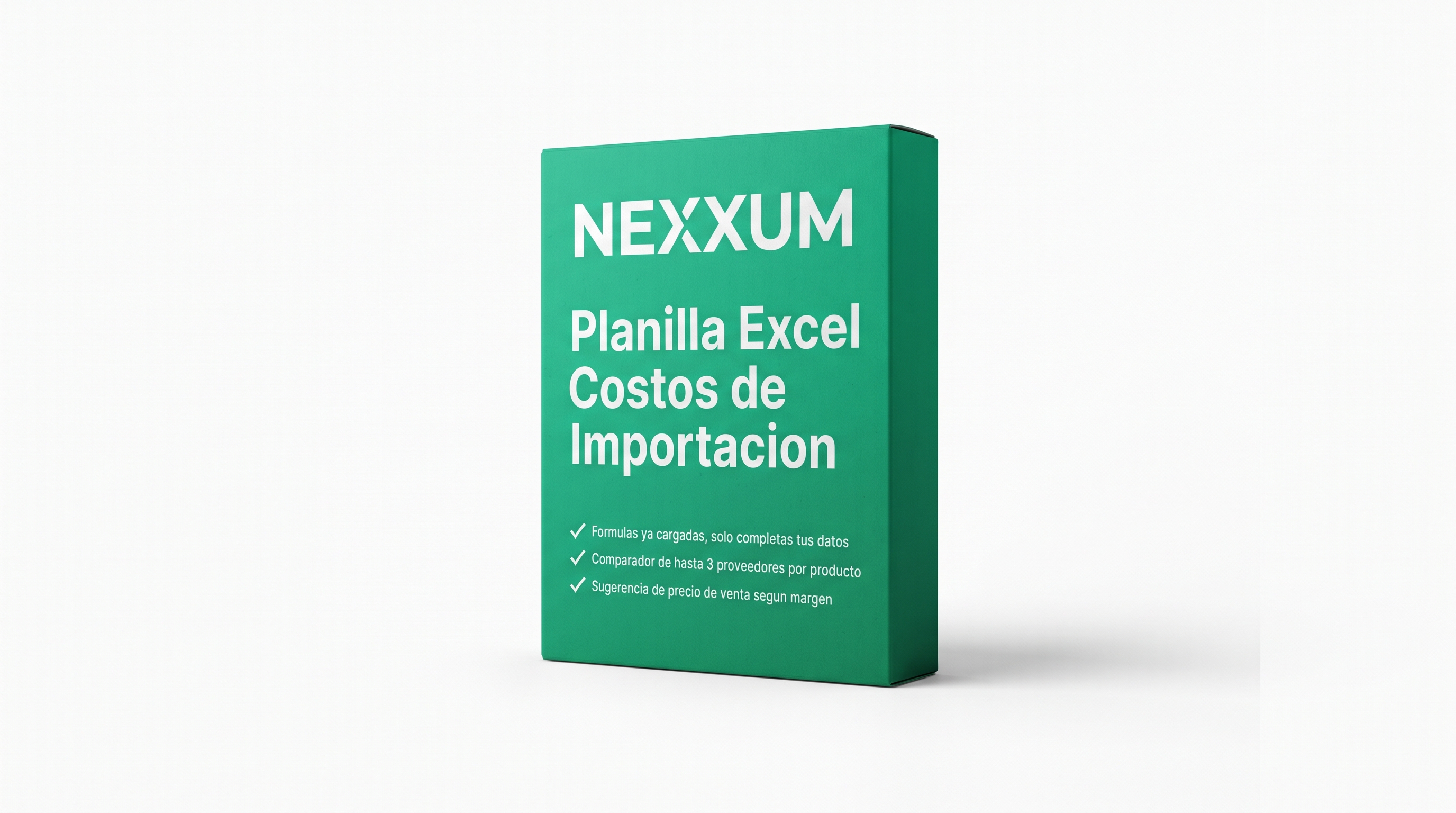 Nexxum Planilla Excel Costos de Importacion y Rentabili V1.0