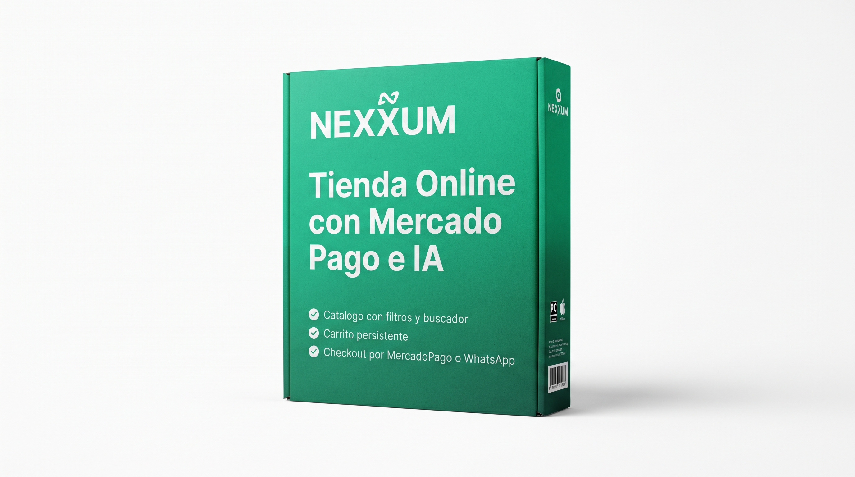 Nexxum Tienda Online con Mercado Pago e IA V1.0 Digital