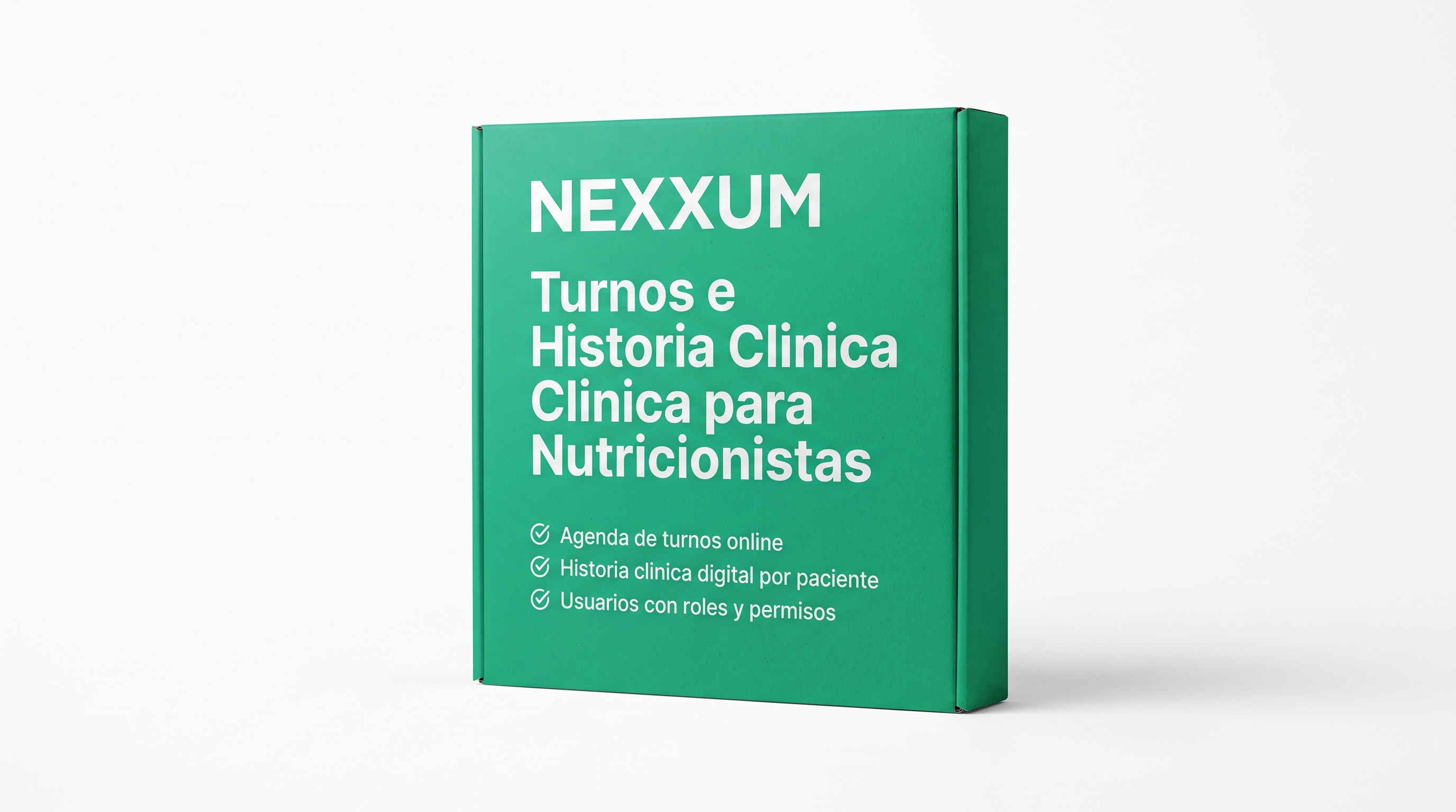 Nexxum Turnos, Fichas e Historia Clinica Nutricionistas V1.0