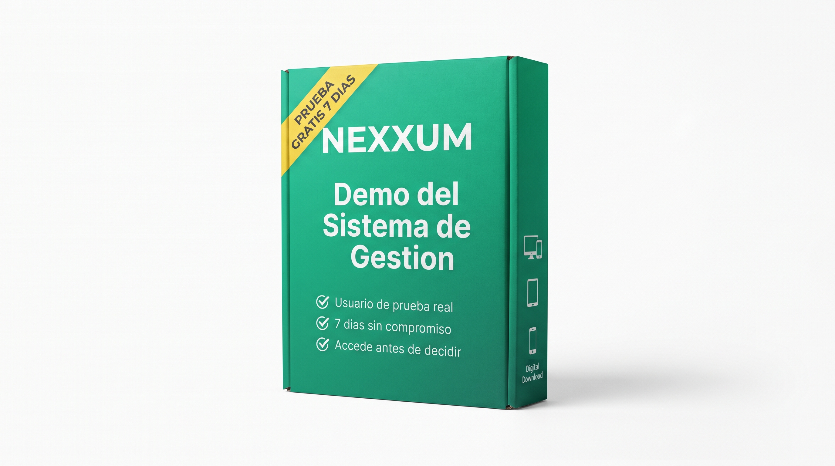 Nexxum Demo 7 Días - Probá Sistema Gestión Nexxum V1.0