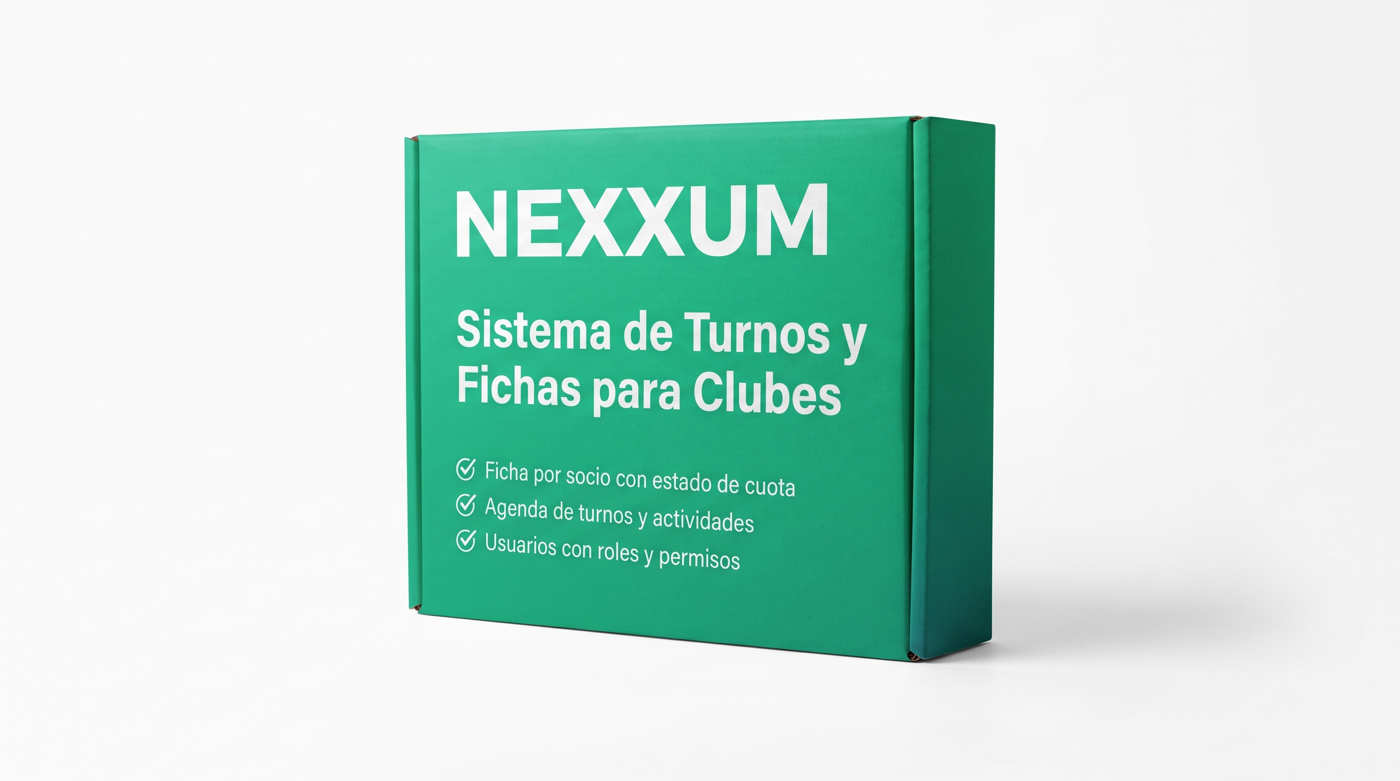 Nexxum Sistema Turnos y Fichas de Socios Clubes V1.0 Digital