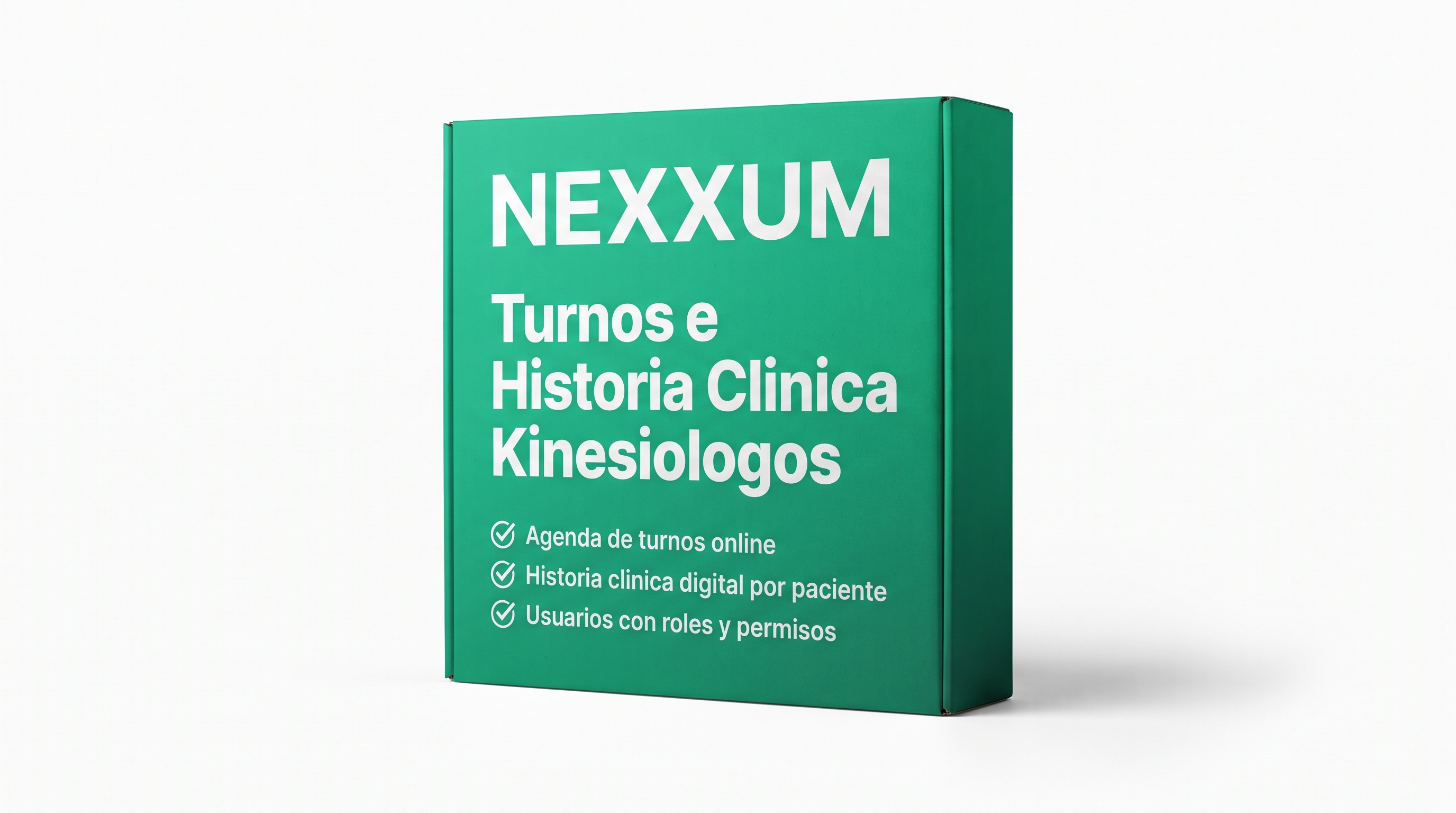 Nexxum Turnos, Fichas e Historia Clinica Kinesiologos V1.0