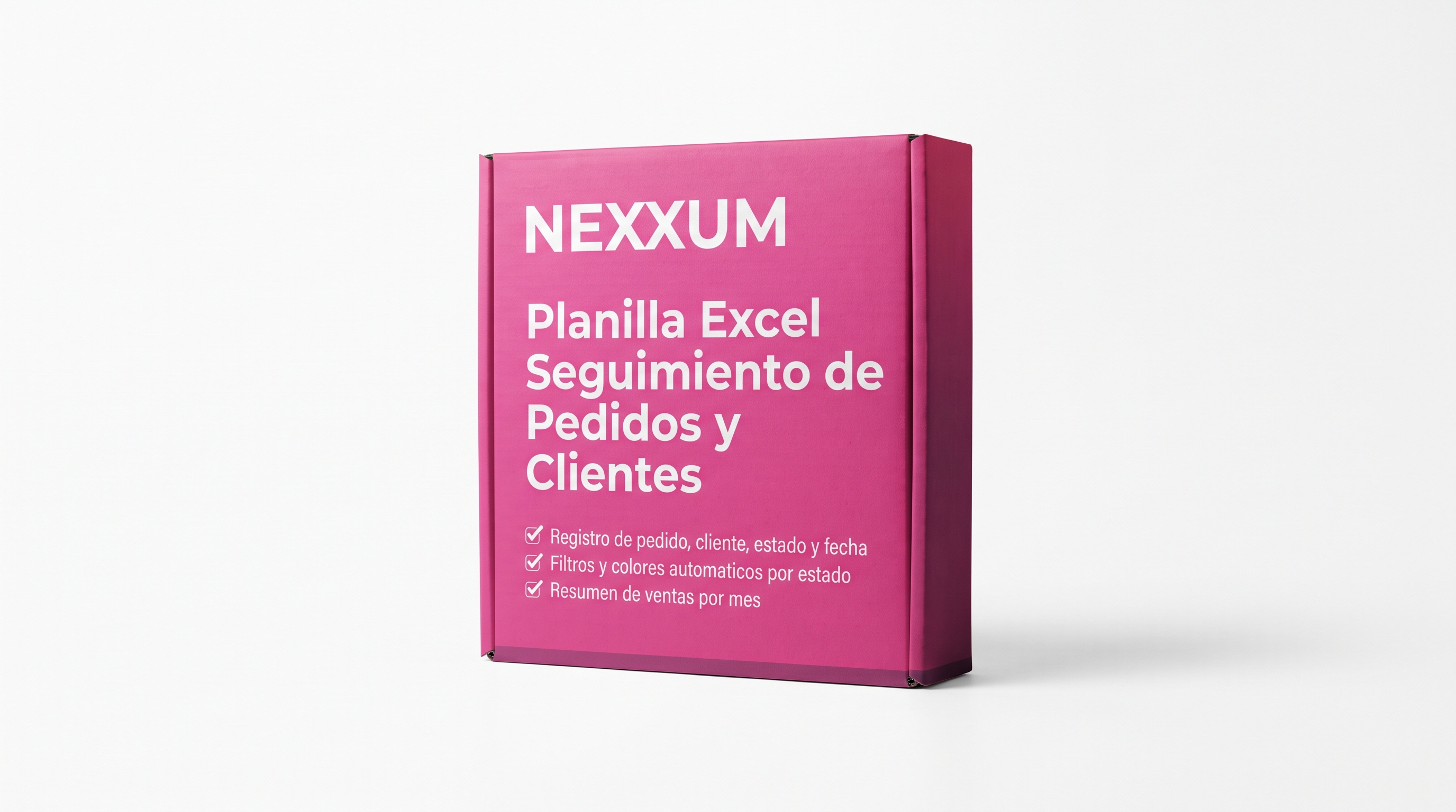 Nexxum Planilla Excel Seguimiento de Pedidos y Clientes V1.0