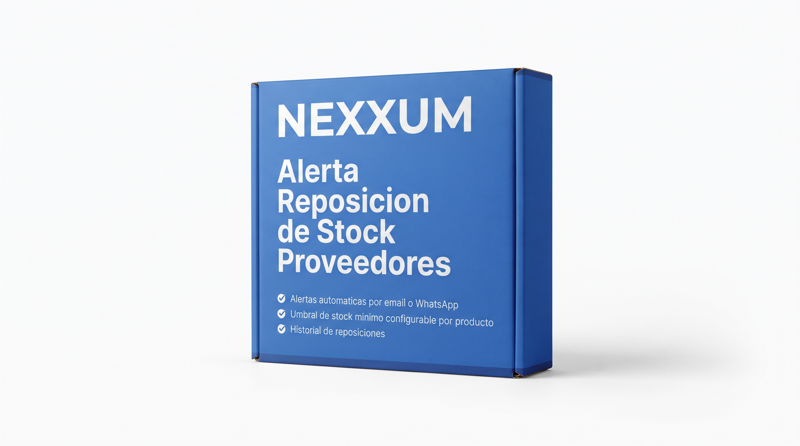 Nexxum Alerta Reposicion de Stock Proveedores V1.0 Digital