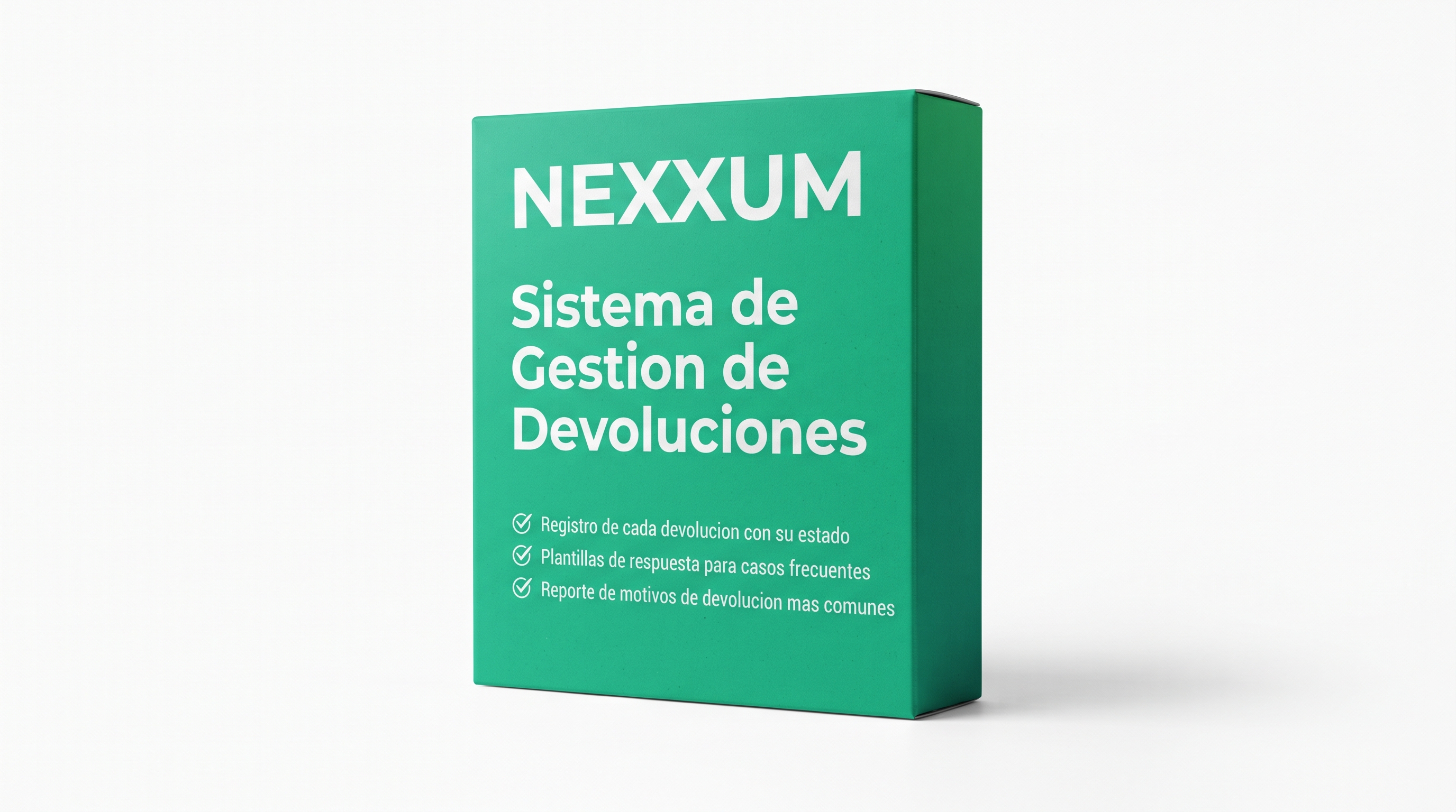 Nexxum Sistema de Gestion de Devoluciones V1.0 Digital