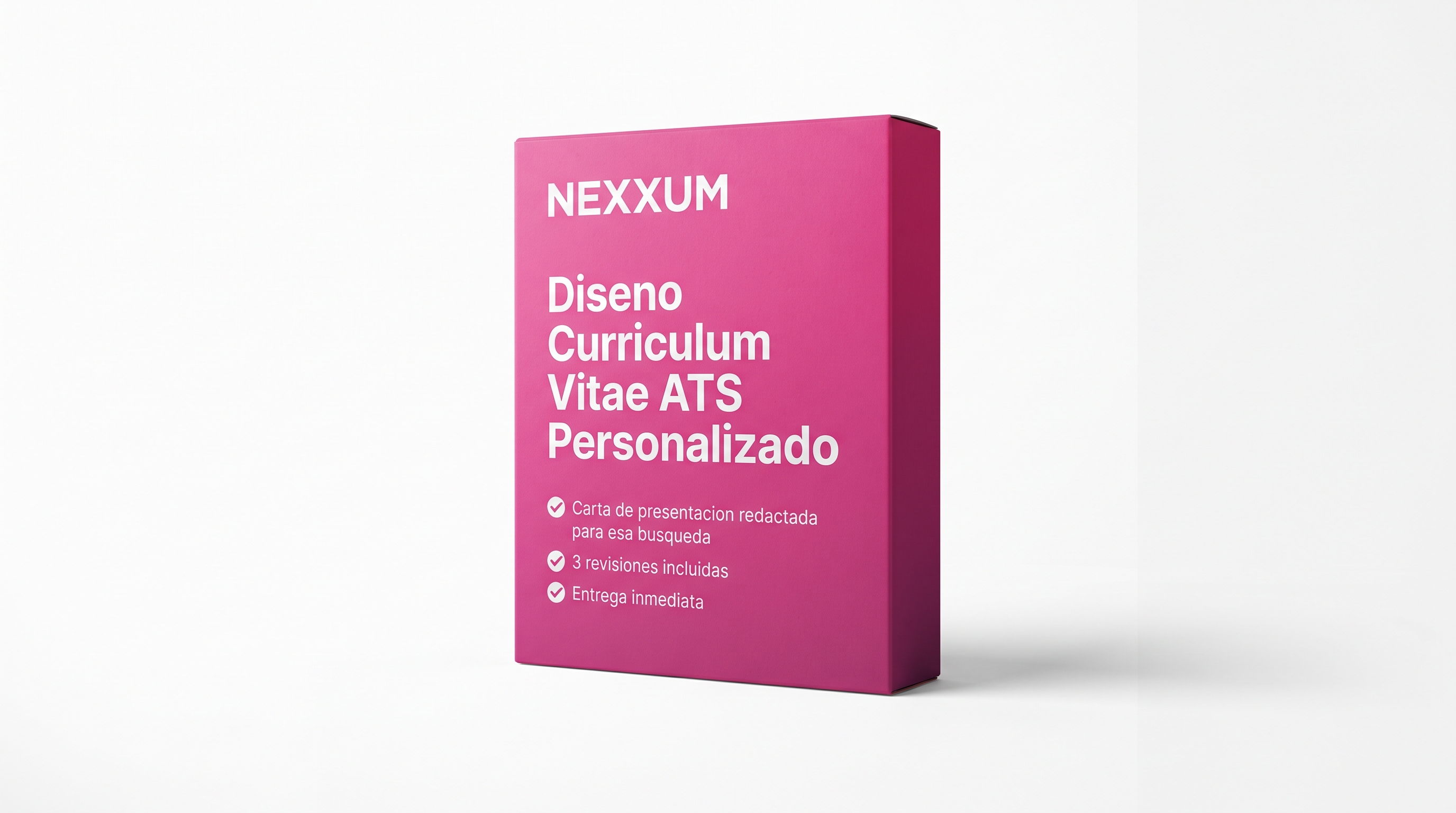 Nexxum Diseño Curriculum Vitae ATS Personalizado V1.0