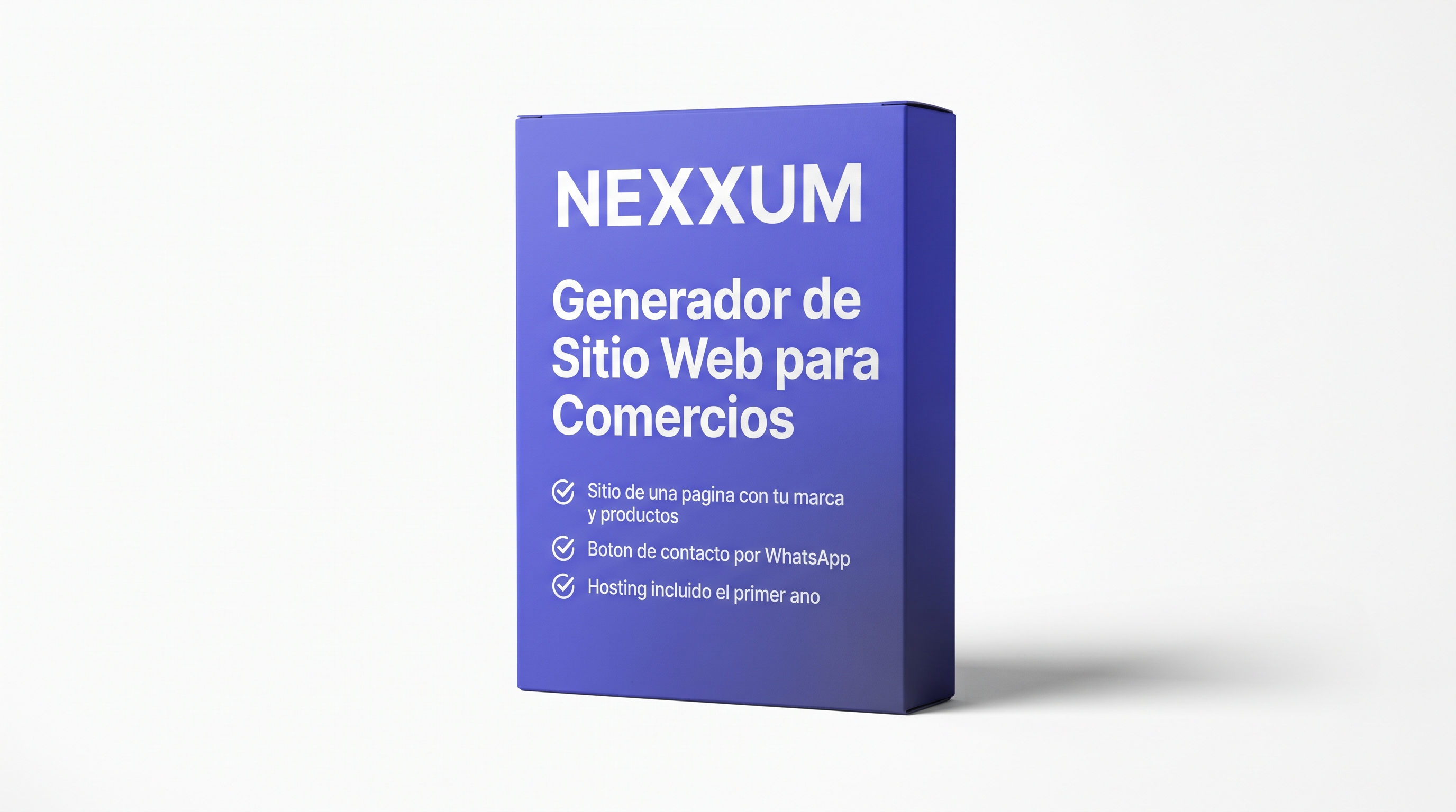 Nexxum Generador de Sitio Web para Comercios V1.0 Digital