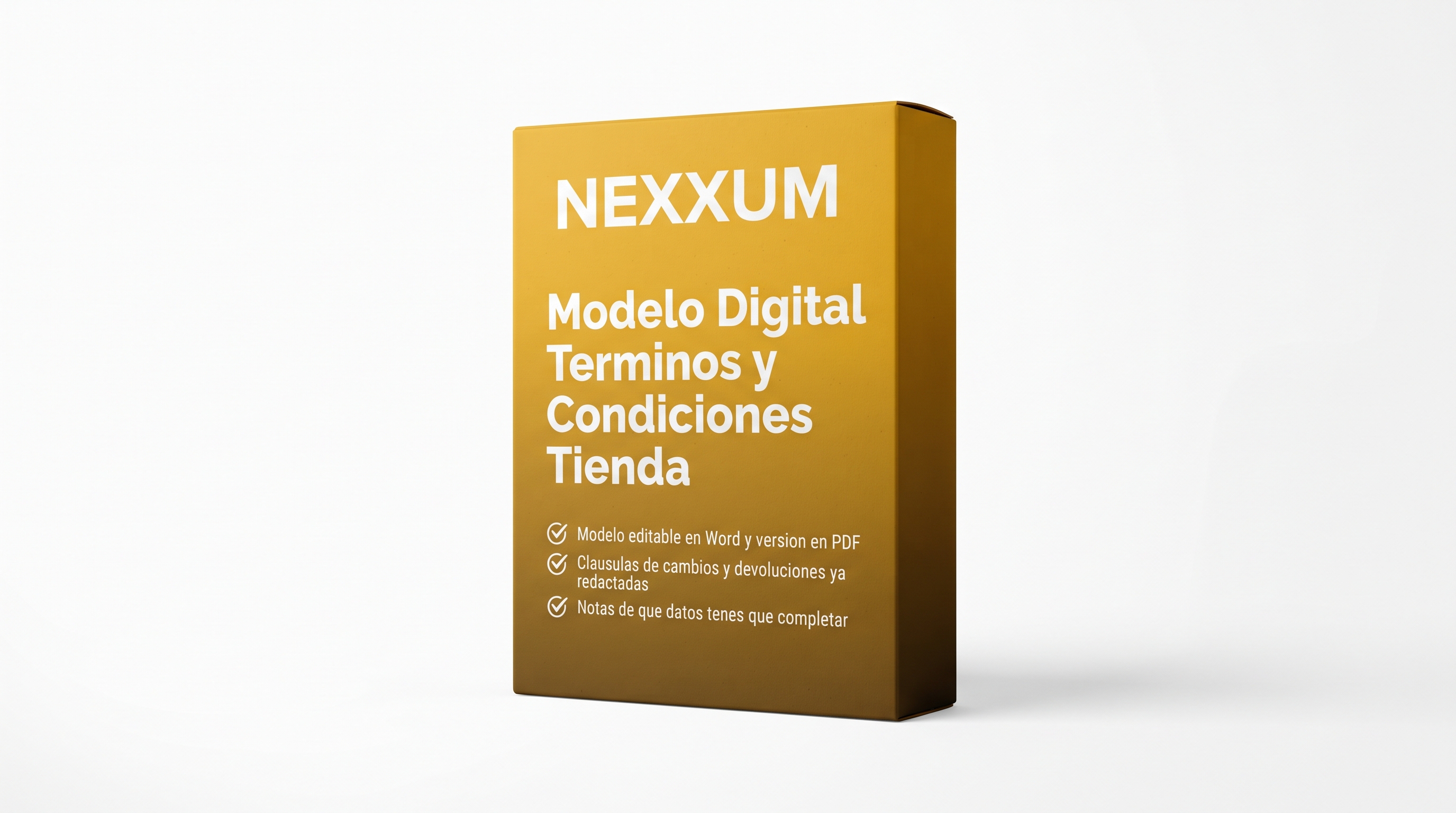 Nexxum Modelo Digital Terminos y Condiciones Tienda V1.0